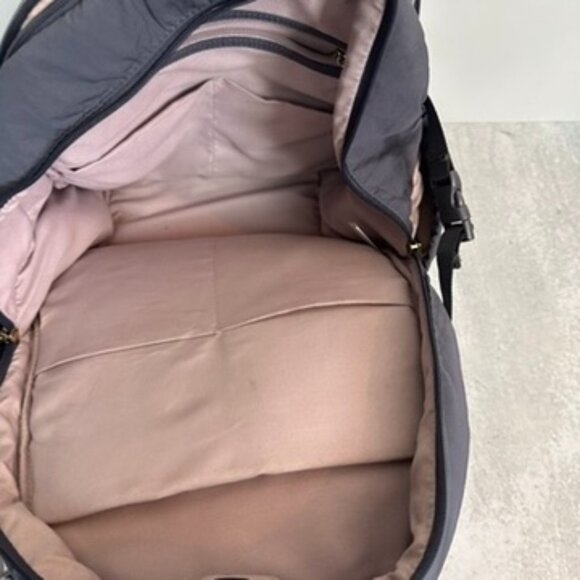 Isaac Mizrahi Gray Backpack Multi Pocket - Picture 3 of 6